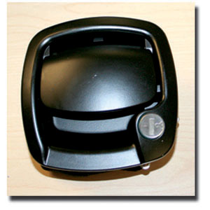 Black 3-Point 60-475 Baggage Door Lock