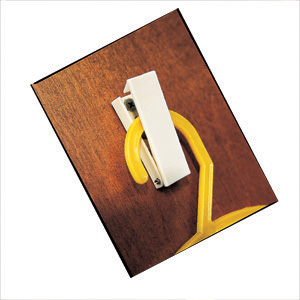 Colonial White Plastic Baggage Door Holder, 2/pk
