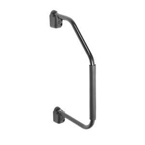 Black Lend-A-Hand Door Handle w/ Foam Grip Assist Handle