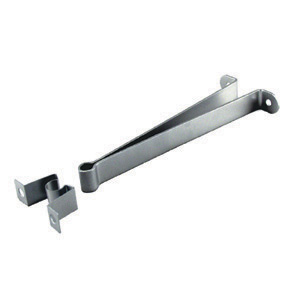 Metal 6" C-Clip Style Entry Door Holder w/ Metal Socket, pkg