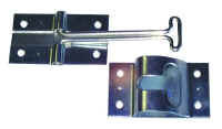SS 4" Straight T-Style Entry Door Holder