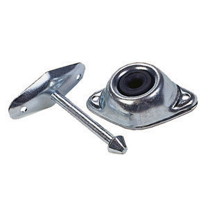 Metal 3" Straight Plunger Entry Door Holder, Set