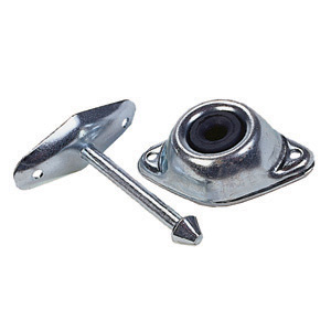 Metal 4-3/4" Straight Plunger Entry Door Holder, Set