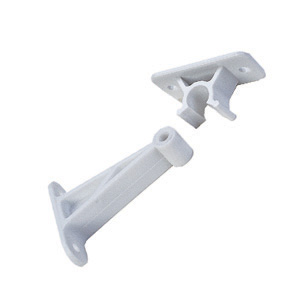 White Plastic 3" C-Clip Style Entry Door Holder