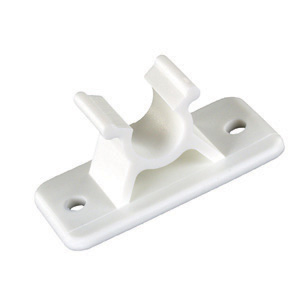 Colonial White Socket Only C-Clip Style Entry Door Holder, 2/pk