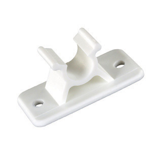Colonial White Socket Only C-Clip Style Entry Door Holder, bulk