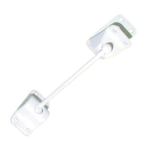 Ultimate White Plastic 4" Straight T-Style Entry Door Holder