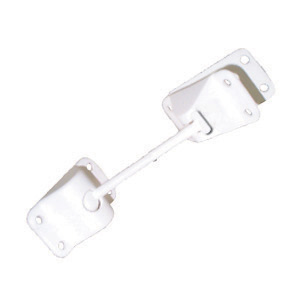 Ultimate White Plastic 6" Straight T-Style Entry Door Holder