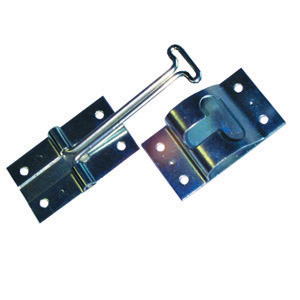 SS 4" Straight T-Style Entry Door Holder