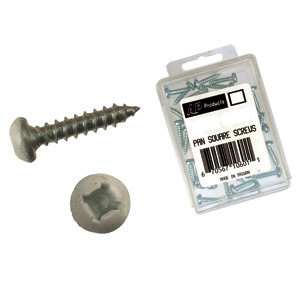 8 x 1-1/2" Pan Head/Square Recess Screw, 1000/pk