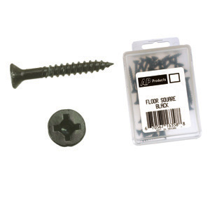 Black 8 x 2" Flat Head/Square Recess Screw, 250/bx