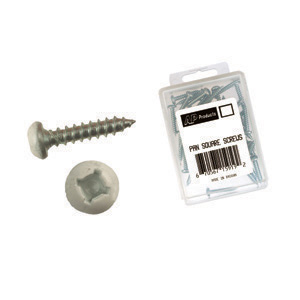 8 X 1" Pan Head/Square Recess Screw, 500/bx