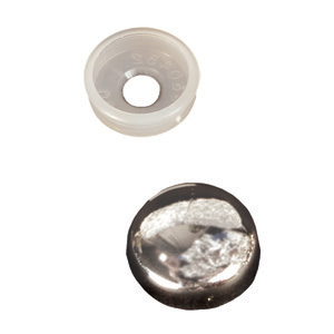 Chrome Screw Cover, 14/pk