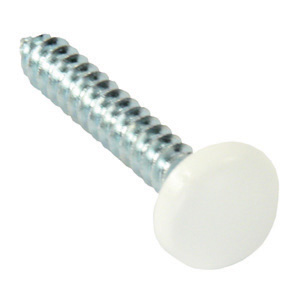 White Kappet Screws w/ Cover