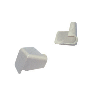 Colonial White Gutter Spouts, 4/pk