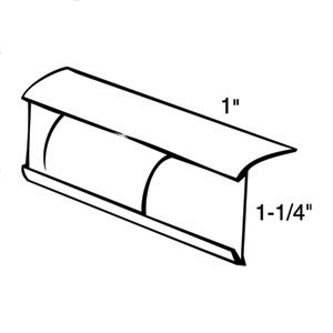 Arctic White 16' Insert Long Leg Corner