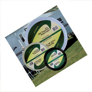 Colonial White 1" x 50' Vinyl Insert Trim