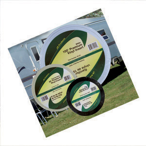 Beige 1" x 50' Vinyl Insert Trim