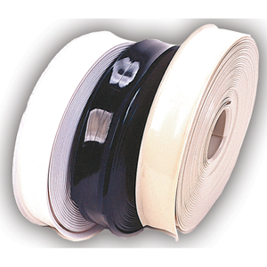 Standard Black 3/4" x 25' Narrow Vinyl Insert Trim
