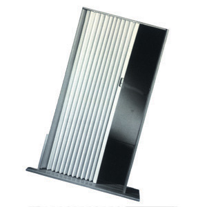 Ivory 48" x 75" Pleated Folding Door