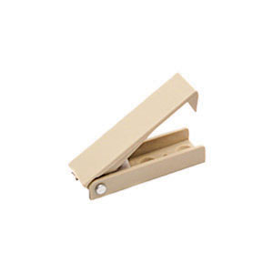 1 Pair Square Colonial White Baggage Door Holder