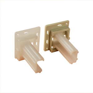 Plastic Small "C" Drawer Slide Socket, 1/pr