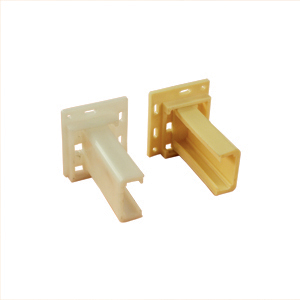 Plastic Large "C" Drawer Slide Socket, 1/pr