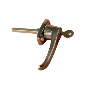 Chrome Locking L-Handle