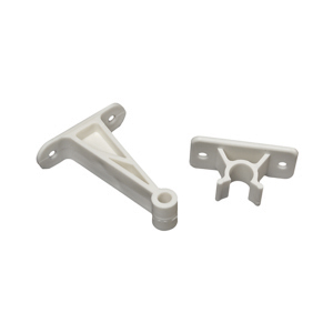 White Plastic 3" C-Clip Style Entry Door Holder