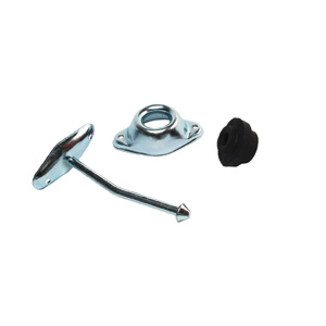 Metal Set 4-3/4" Angled Plunger Entry Door Holder