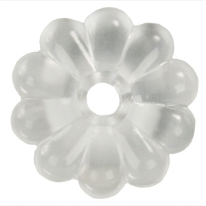 Clear Plastic Rosettes
