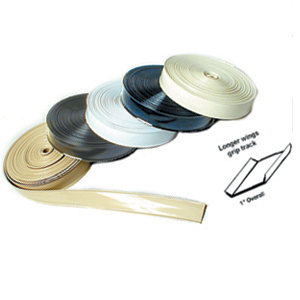 HD Brown 1" x 100' Vinyl Insert Trim