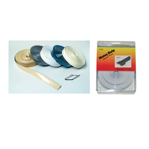 HD Black 1" x 100' Vinyl Insert Trim