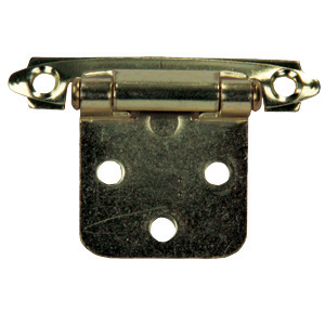 Brass Self Closing Flush Mount Hinge, 2/pk