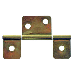 Brass 3-1/2" Non-Mortise Hinge, 2/pk