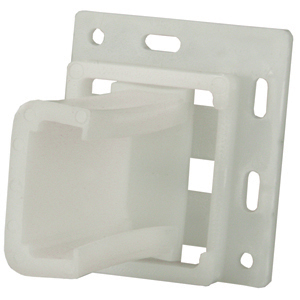 Plastic Large "C" Drawer Slide Socket, 1/pr