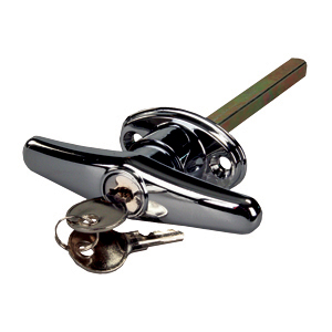 Chrome Locking T-Handle, pkg