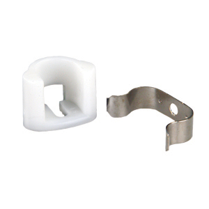 Nylon Friction Clip Catch w/ Metal, 2/pk