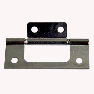 Chrome 3" Non-Mortise Hinge, 2/pk