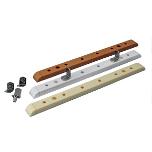 White Adjustable Shelf Bracket, 1/set