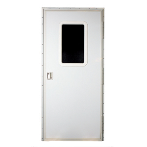 Off White RH 28" x 72" Square Entry Door