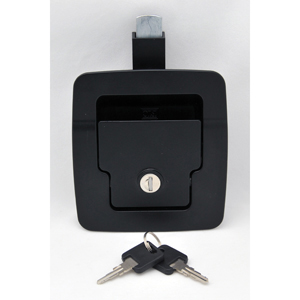 Black Push Button Compartment Lock