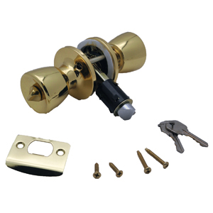 Entrance Knob Lock Set - Pb