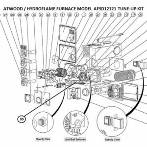 Atwood AFSD12111 Hydroflame Rv Furnace Tune Up Kit