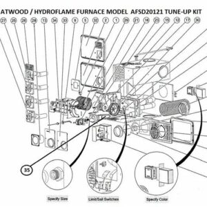 Atwood AFSD20111 Hydroflame Rv Furnace Tune Up Kit