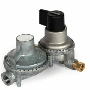 Camco 59005 Double Stage Auto Changeover Propane Regulator Dual Propane Tank Hookup