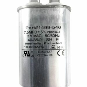 Coleman Mach 1499-5461 Air Conditioner Motor Capacitor 7.5 MFD