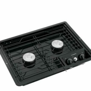 Dometic 50210 / D21-BPW 2 burner Rv Cooktop Black