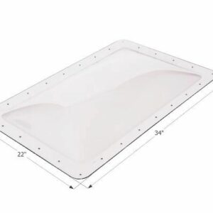Icon 01854 Rv Skylight 22 inch by 34 inch flange