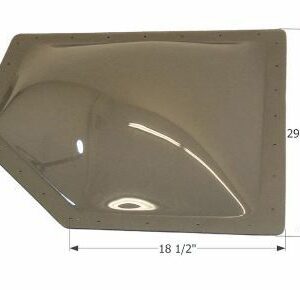 Icon 12207 Rv Skylight 4" Bubble Type Opening 25-1/2" x 14-1/4" Smoke